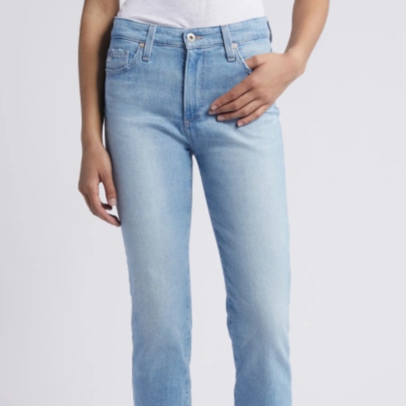 AG DENIM The Mari High-Rise Slim Straight Stretch Jeans - Picture 7 of 8